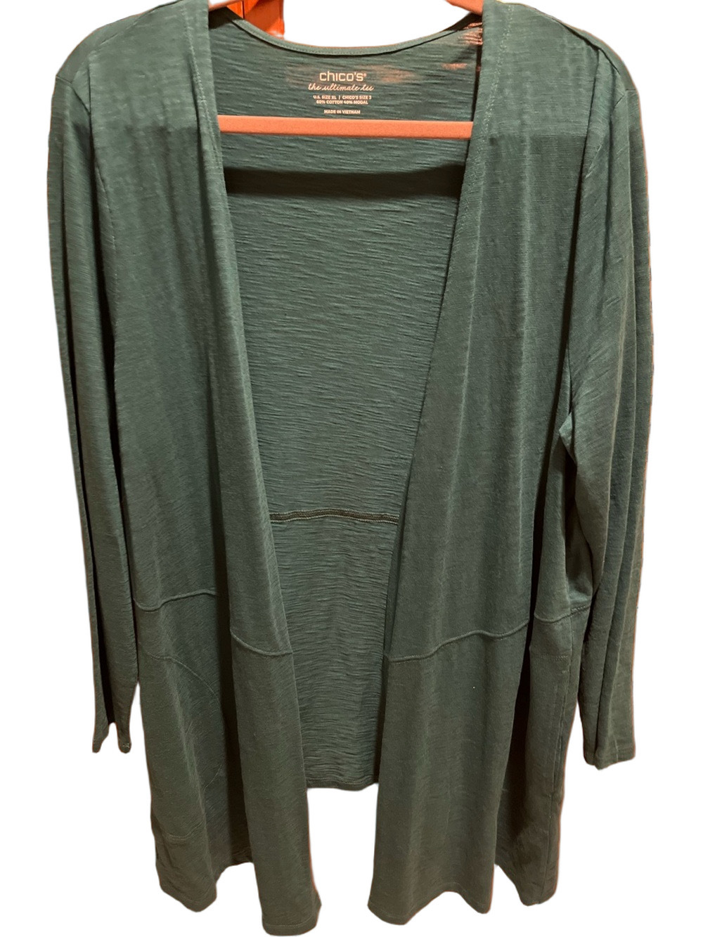 75. WOMENS CHICO’S 3/XL DETAIL TOP